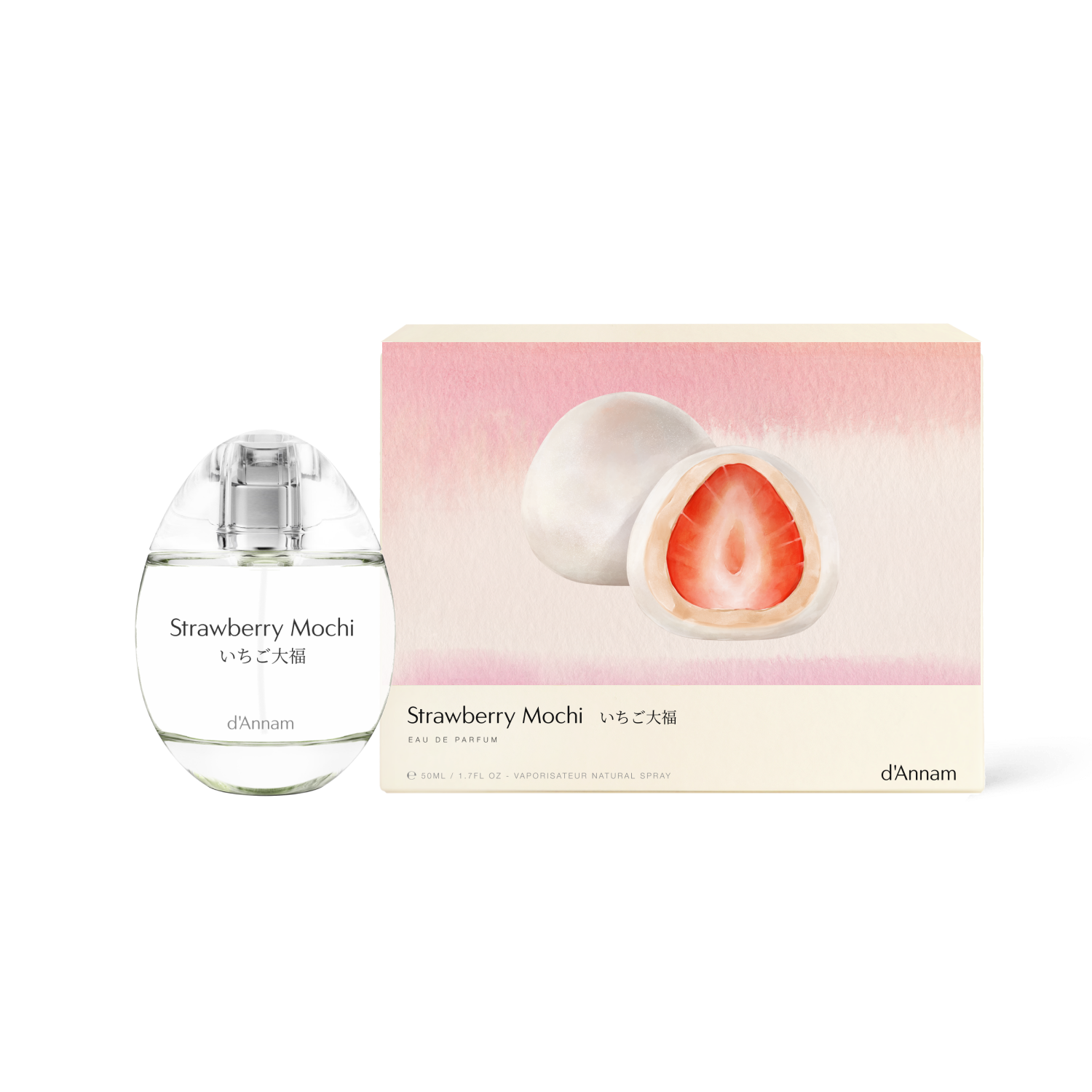 Strawberry mochi